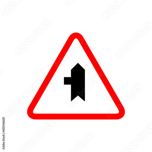 Free Download Main Road Secondary Road Junction Signage. illustration..eps - GFXLoad