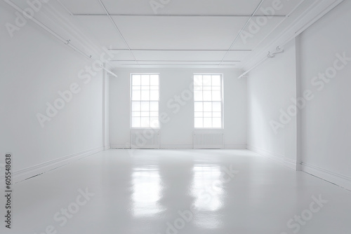 Empty white room