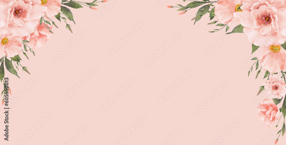 Pink Delicate Flower Background