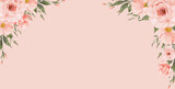 Pink Delicate Flower Background