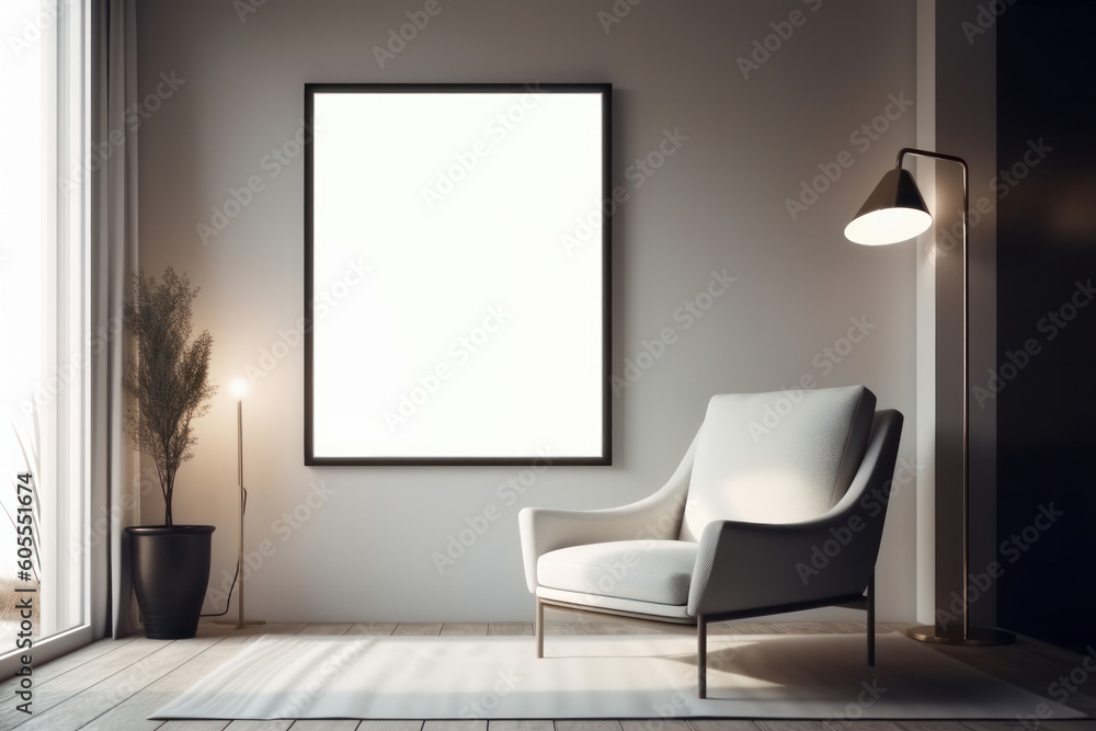 A sleek and stylish glass desk and chair in a minimalist home office. Perfect for work or study. AI Generative. A sleek and stylish glass desk and chair in a minimalist home office. Perfect for work or study. AI Generative.
