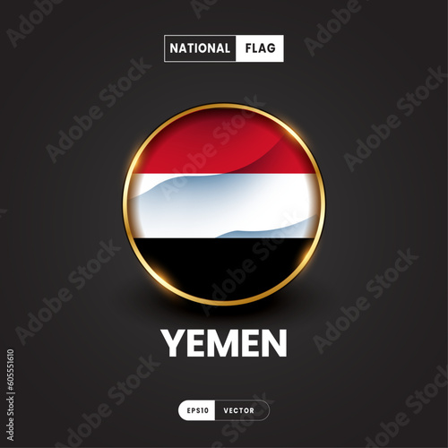 Flag of Yemen vector illustration. Asia Flag 3D EPS10 Free Download Flag of Yemen vector illustration. Asia Flag 3D EPS10 - GFXLoad