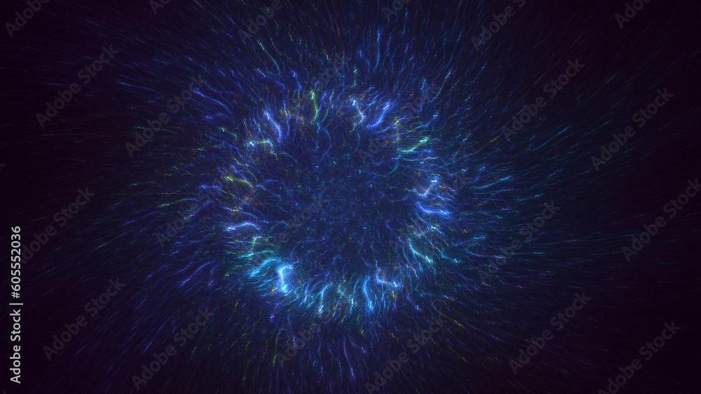 3D rendering abstract round light background 3D rendering abstract round light background