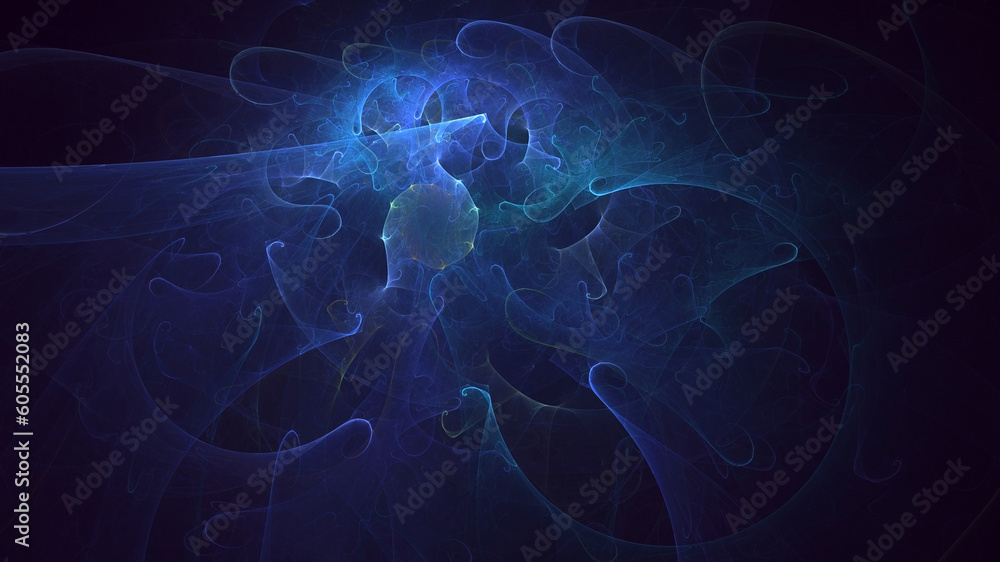 3D rendering abstract technology fractal background 3D rendering abstract technology fractal background