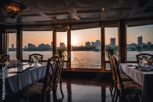 Experience the beauty of Egypt and relax through a luxurious Nile River cruise with comfortable cabins and top-notch dining facilities. Generative AI