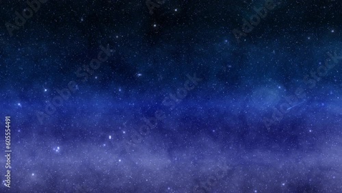 shining star sky. shooting star. Looping video background.