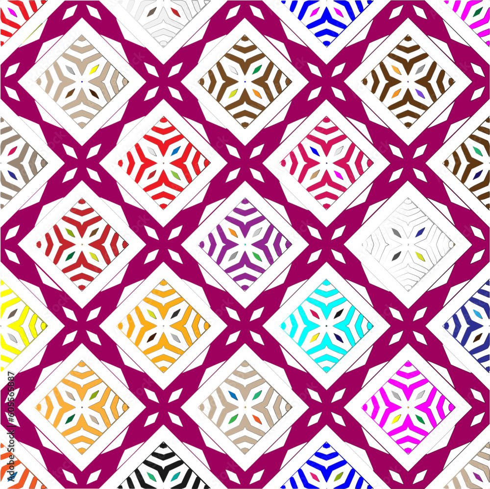 Vector background with colorful pattern. Abstract background. Perfect for fashion, textile design, cute themed fabric, on wall paper, wrapping paper and home decor.