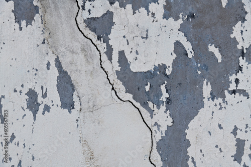 Background of cracked concrete wall