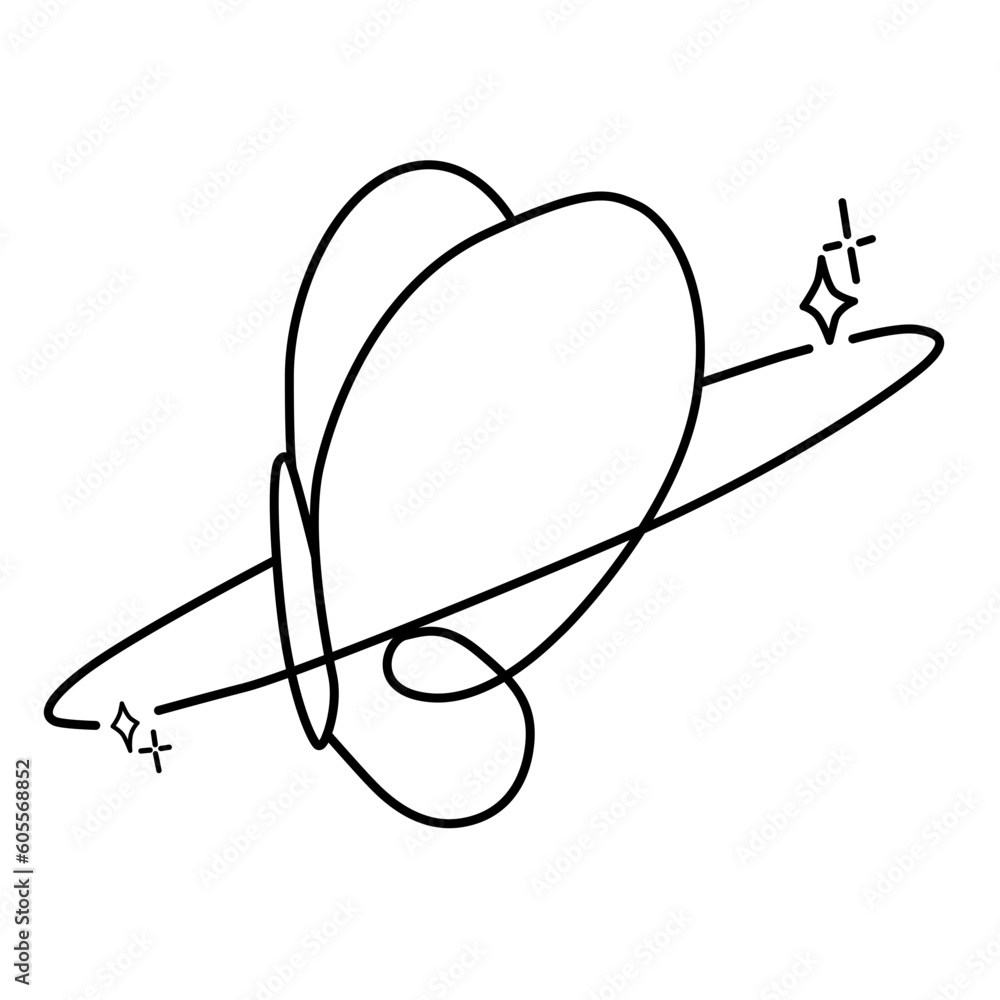Butterfly monoline icon Butterfly monoline icon