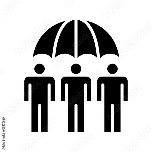 Solid vector icon for workplace safety which can be used various design projects.