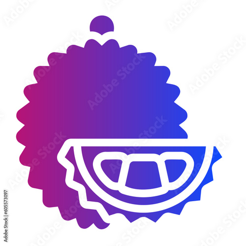 durian gradient icon