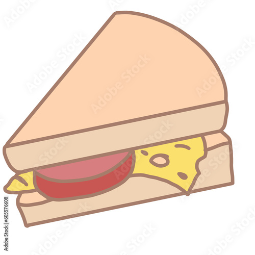 sandwich with cheese