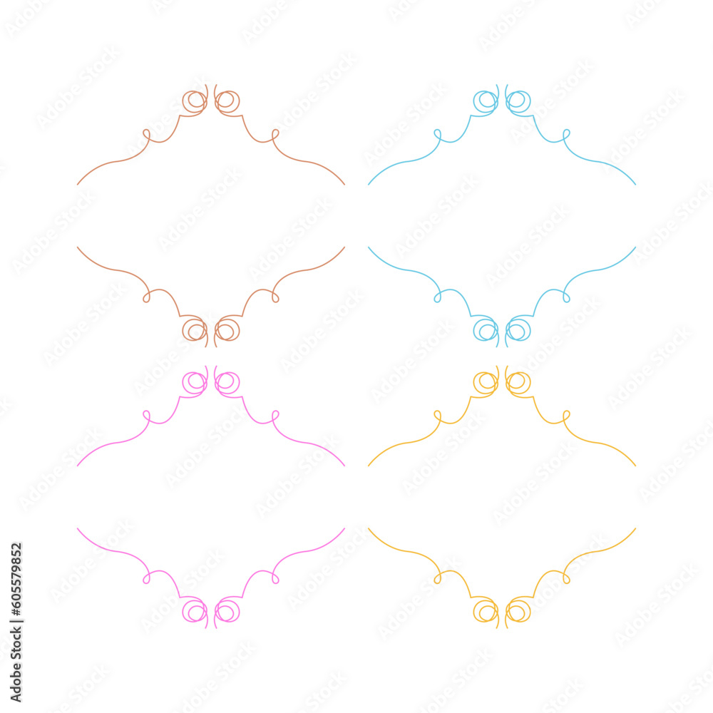 WEDDING DAY ORNAMENTAL FRAMES, LABELS COLLECTION ISOLATED ON WHITE WEDDING DAY ORNAMENTAL FRAMES, LABELS COLLECTION ISOLATED ON WHITE