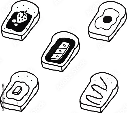set of bread