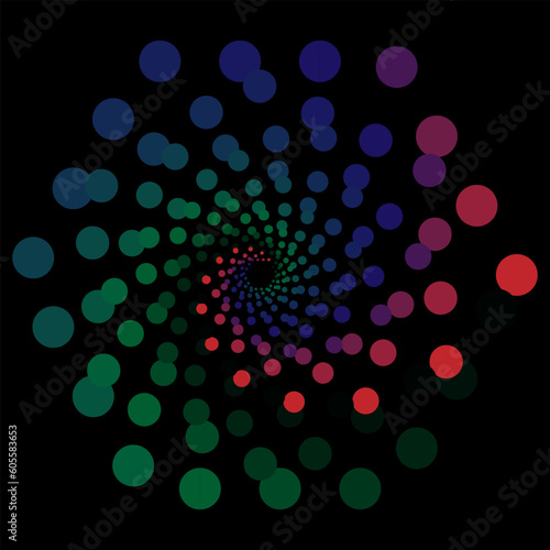abstract background with circles