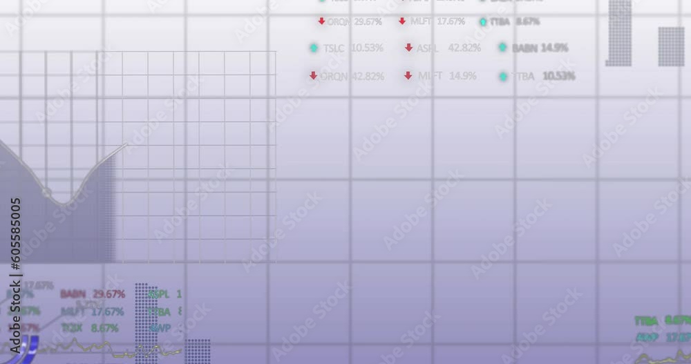 Animation of financial data processing over grid Animation of financial data processing over grid