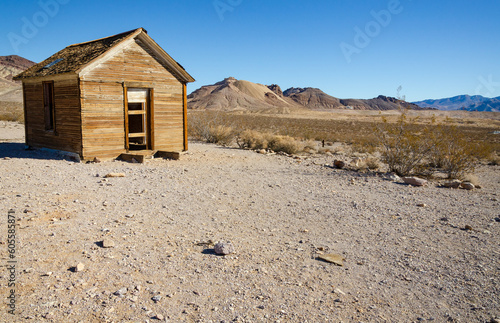 Abandoned shack at Rhyolite in Nevada