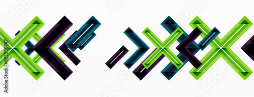 Cross line background minimal geometric template. Design for wallpaper, banner, background, landing page, wall art, invitation, prints, posters