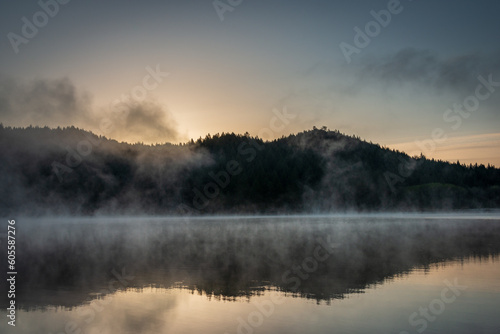 Misty Morning View of Lake Tahoe © Zack Frank