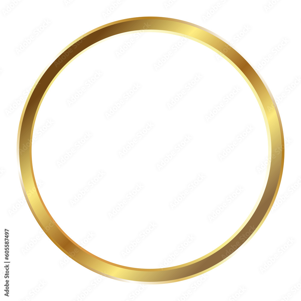 Golden ring frame unique design Golden ring frame unique design