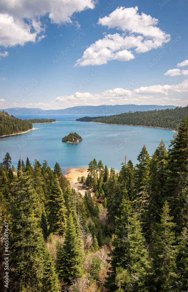Naklejka premium The View at Emerald Bay State Park, Lake Tahoe