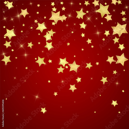 Wallpaper Mural Magic stars vector overlay.  Gold stars scattered Torontodigital.ca