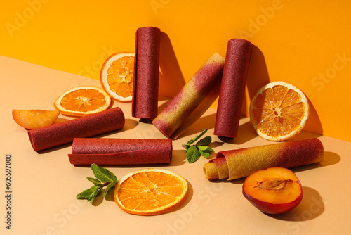 Concept of tasty and sweet food - pastille