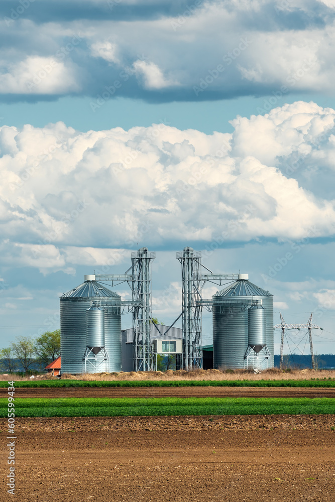 Harvest protection in two large grain silos. Storage and preservation for valuable harvests. Manufactured steel granaries used to store grain on-site. Harvest protection in two large grain silos. Storage and preservation for valuable harvests. Manufactured steel granaries used to store grain on-site.