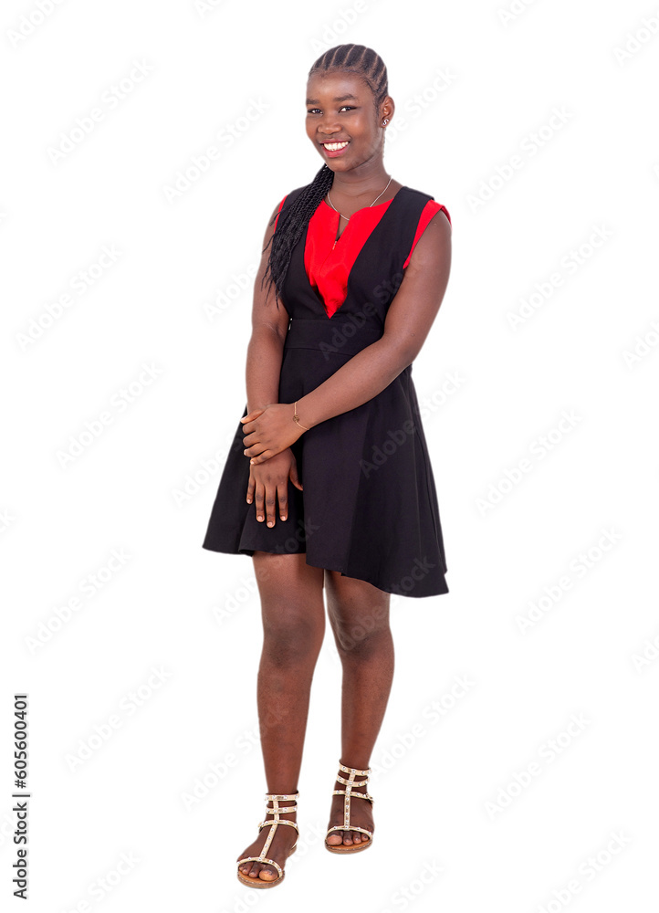 portrait of a beautiful smiling girl.