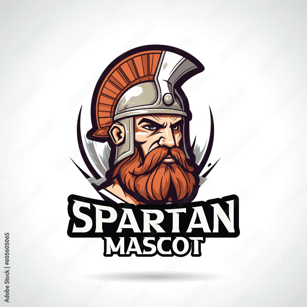 Spartan Mascot Logo Design Spartan Vector Spartan Mascot Logo Design Spartan Vector