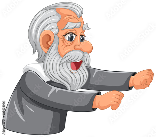 Bangkok, Thailand May 12, 2023. Galileo Galilei cartoon character