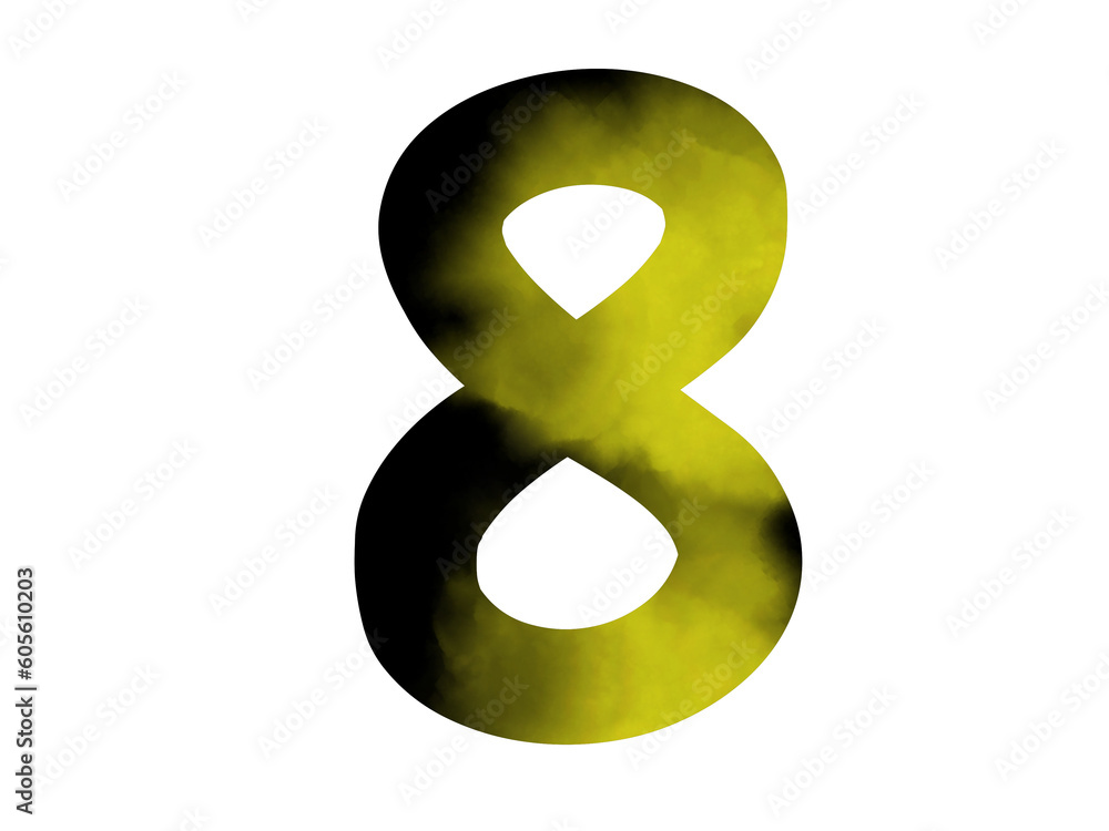 numbers illustration gradient watercolor background numbers illustration gradient watercolor background