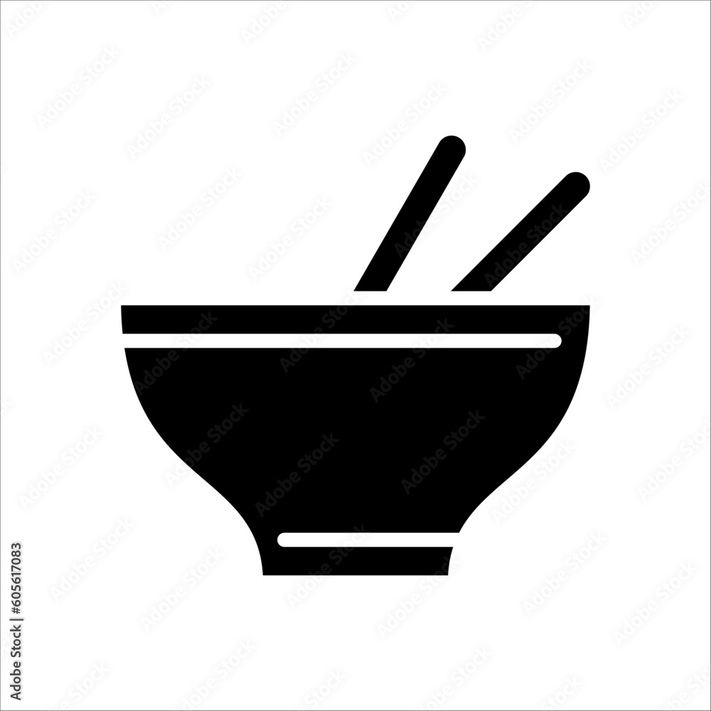Solid vector icon for noodle which can be used various design projects. Solid vector icon for noodle which can be used various design projects.