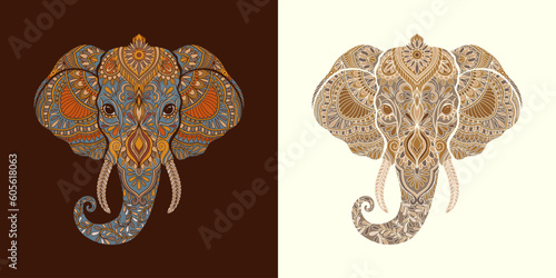 Seamless pattern ocean animal.Background cartoon style.
