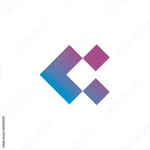 Free Download C logo abstract monogram initial letter lettering alphabet typography - GFXLoad