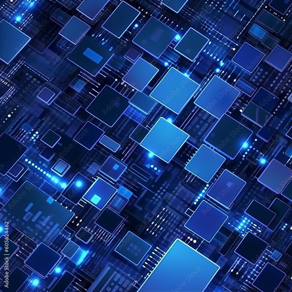 Abstract blue technology check pattern background Abstract blue technology check pattern background