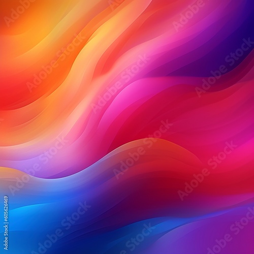 Abstract blurred gradient background rainbow colours 