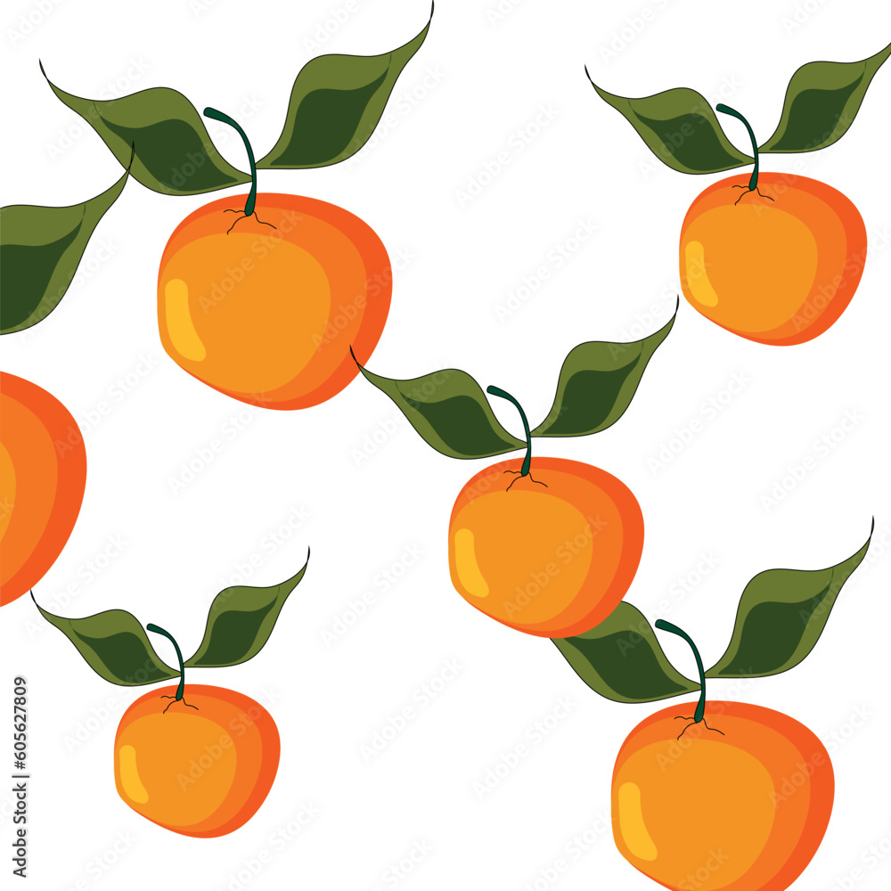 seamless pattern with oranges seamless pattern with oranges