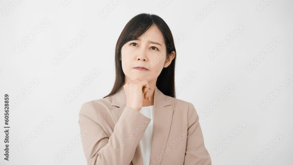 不安気な表情の若い女性 ビジネスイメージ
不安気な表情の若い女性 ビジネスイメージ