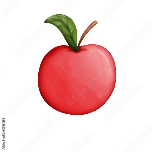 red apple