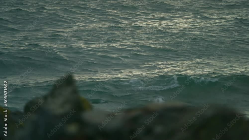 Sea, Waves, Rocks, Scottish Coastline Cold. Sea, Waves, Rocks, Scottish Coastline Cold.