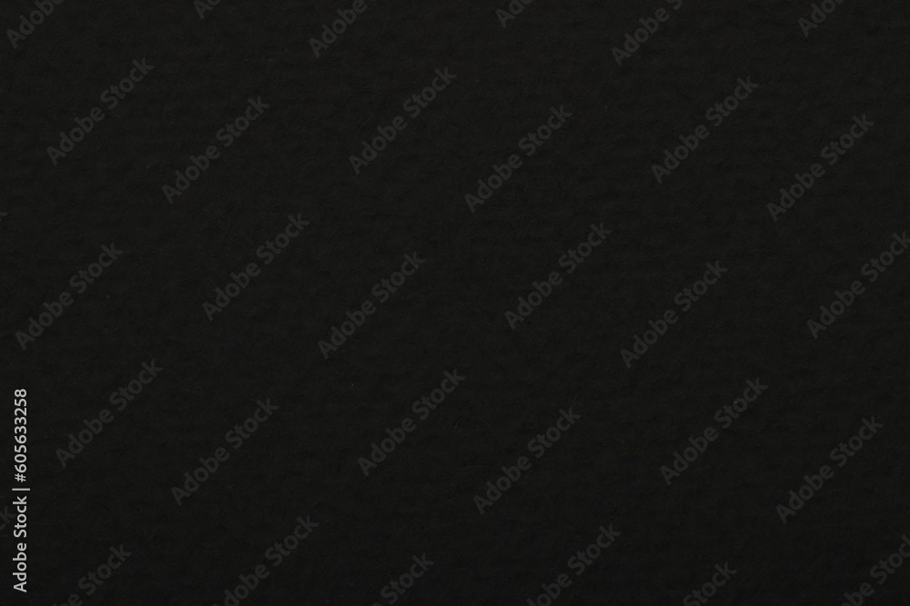 Texture of black paper sheet as background, top view