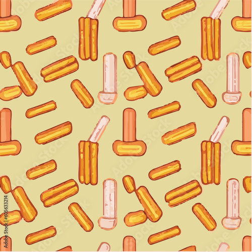 cute simple churro pattern, cartoon, minimal, decorate blankets, carpets, for kids, theme print design
