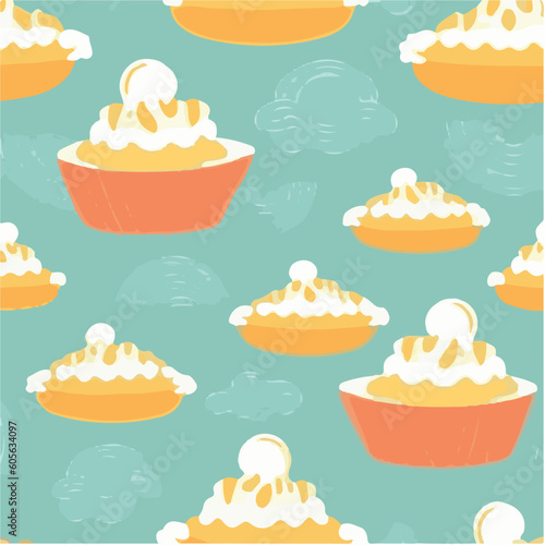 cute simple souffle pattern, cartoon, minimal, decorate blankets, carpets, for kids, theme print design
