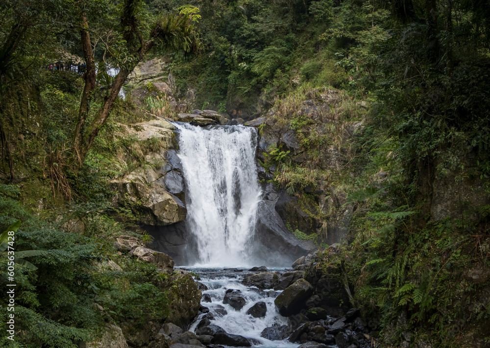Waterfall in Neidong National Forest Recreation Area, Wulai District, New Taipei City, Taiwan Waterfall in Neidong National Forest Recreation Area, Wulai District, New Taipei City, Taiwan