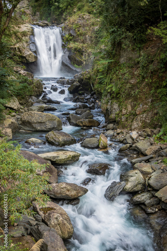 Fototapeta Naklejka Na Ścianę i Meble -  Waterfall in Neidong National Forest Recreation Area, Wulai District, New Taipei City, Taiwan