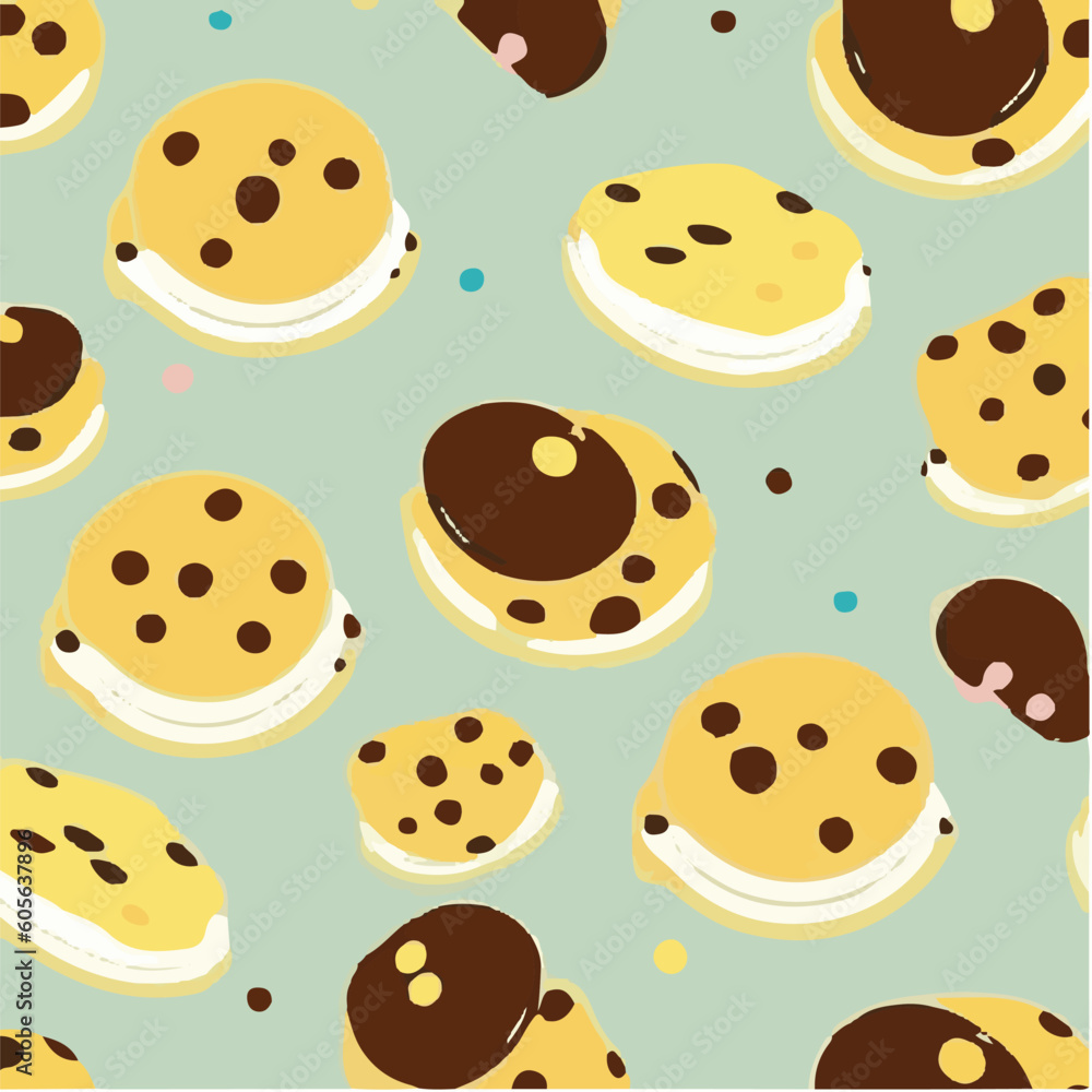 cute simple national pancake day pattern, cartoon, minimal, decorate blankets, carpets, for kids, theme print design
