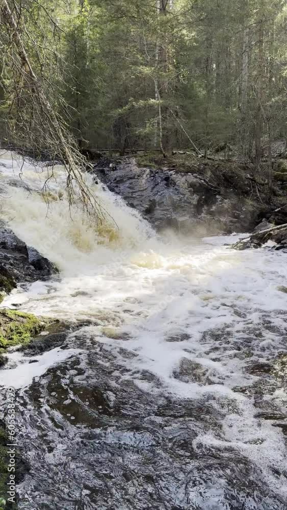 Vertical, The Isterinkoski rapids in Muhos, Finland