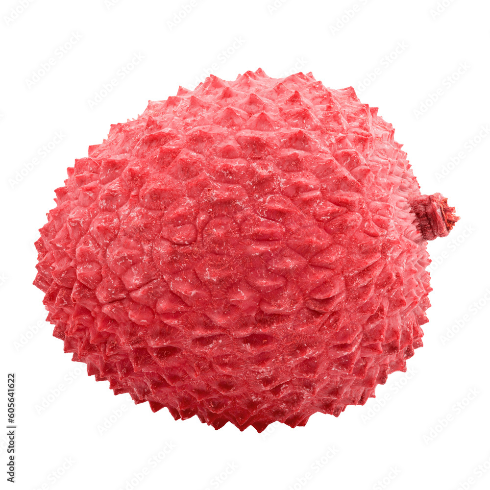 Lychee isolated on white background, full depth of field Lychee isolated on white background, full depth of field