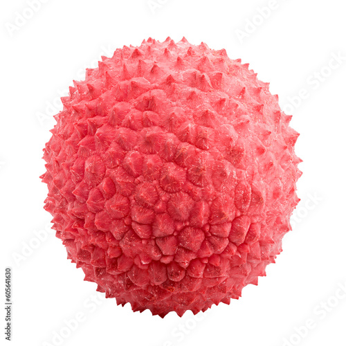 Lychee isolated on white background, full depth of field photo